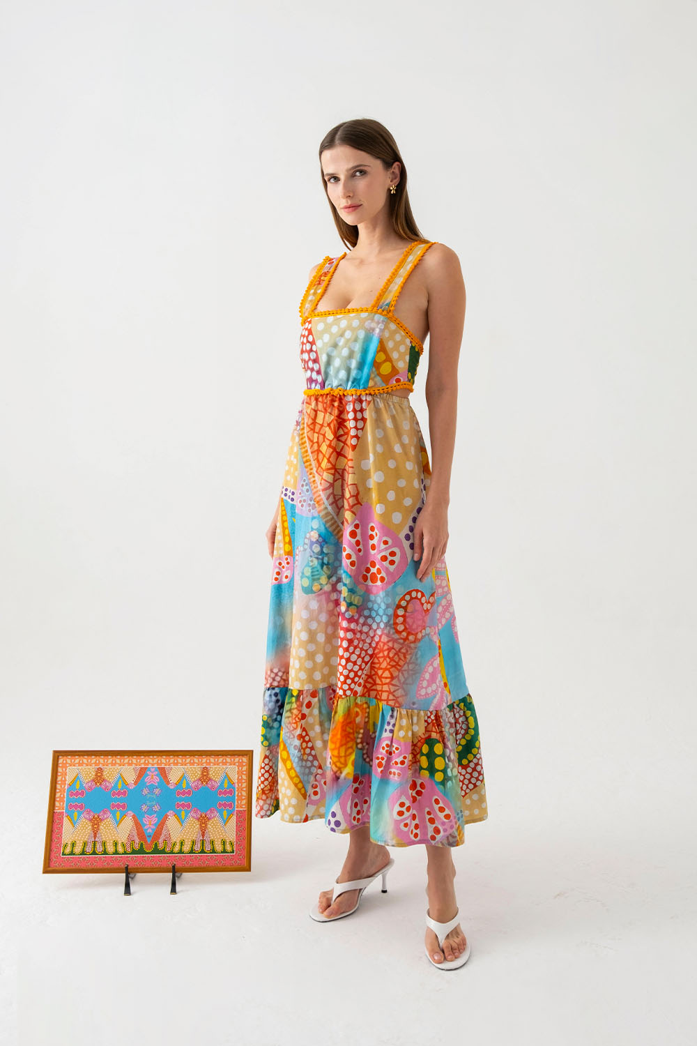 Mojito Arkadan Bağlamalı Elbise - 0