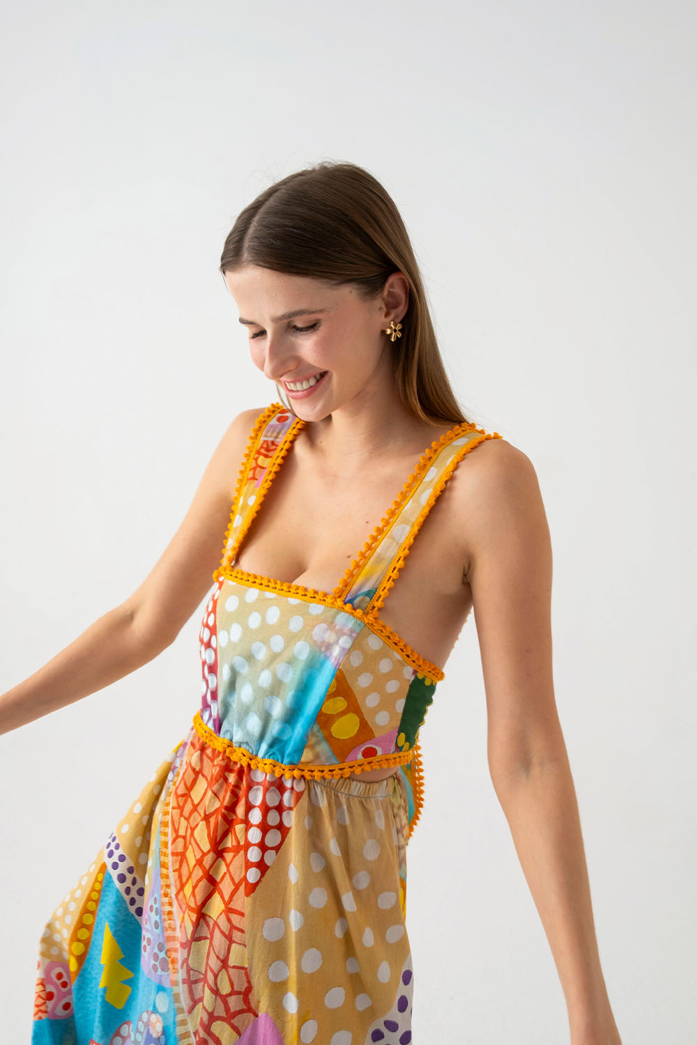 Mojito Arkadan Bağlamalı Elbise - 2