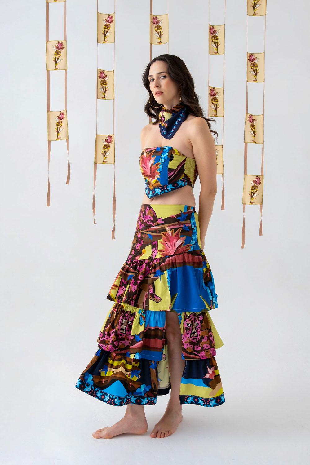 Nairobi Katlı Uzun Etek - 2