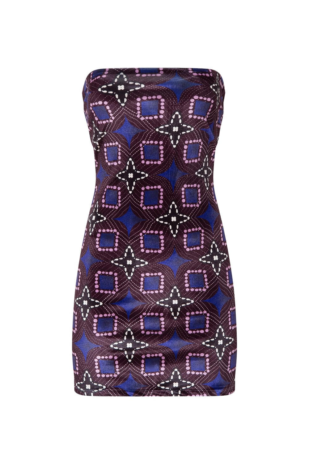 Le-Monade Dreams-Old Fashioned Kadife Straplez Elbise-Elbise-1-Milagron.com