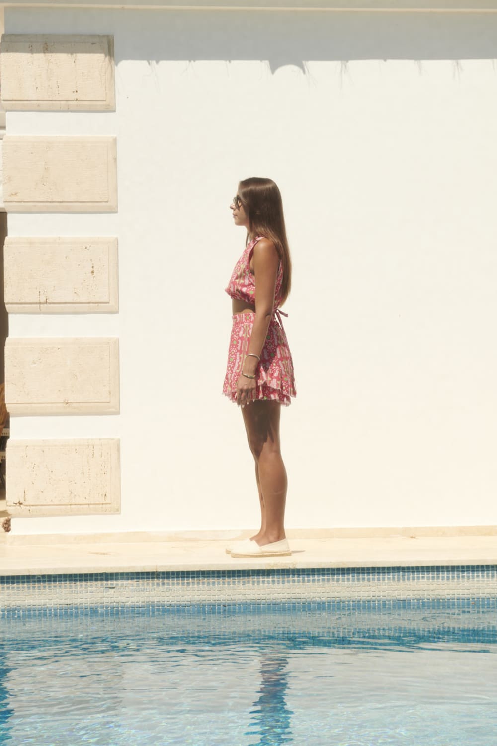 Le-Monade Dreams-Pembe Bulut Desenli Sırt Detaylı Bluz-Bluz-4-Milagron.com