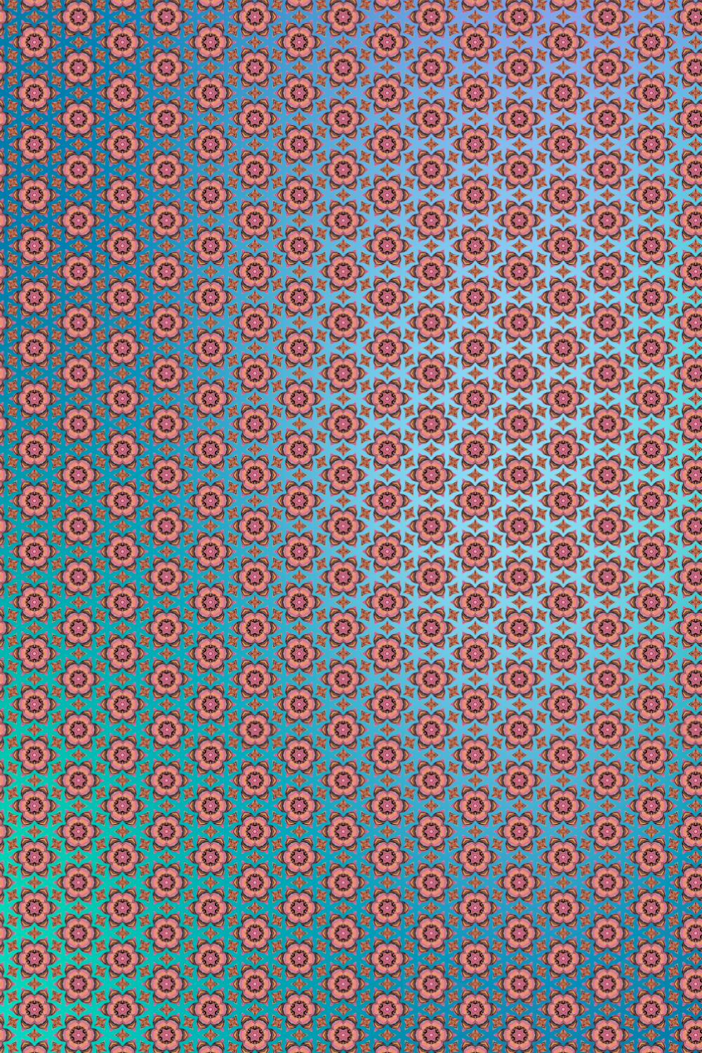 Le-Monade Dreams-SORUNLU - Mavi Degrade Saten Şort-Şort-3-Milagron.com