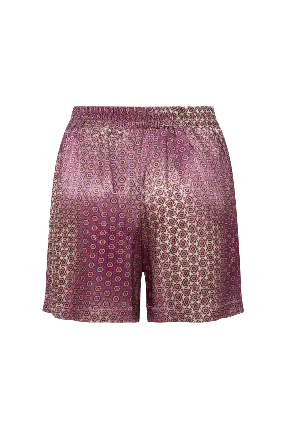 Le-Monade Dreams-SORUNLU - Pembe Degrade Saten Şort-Şort-2-Milagron.com