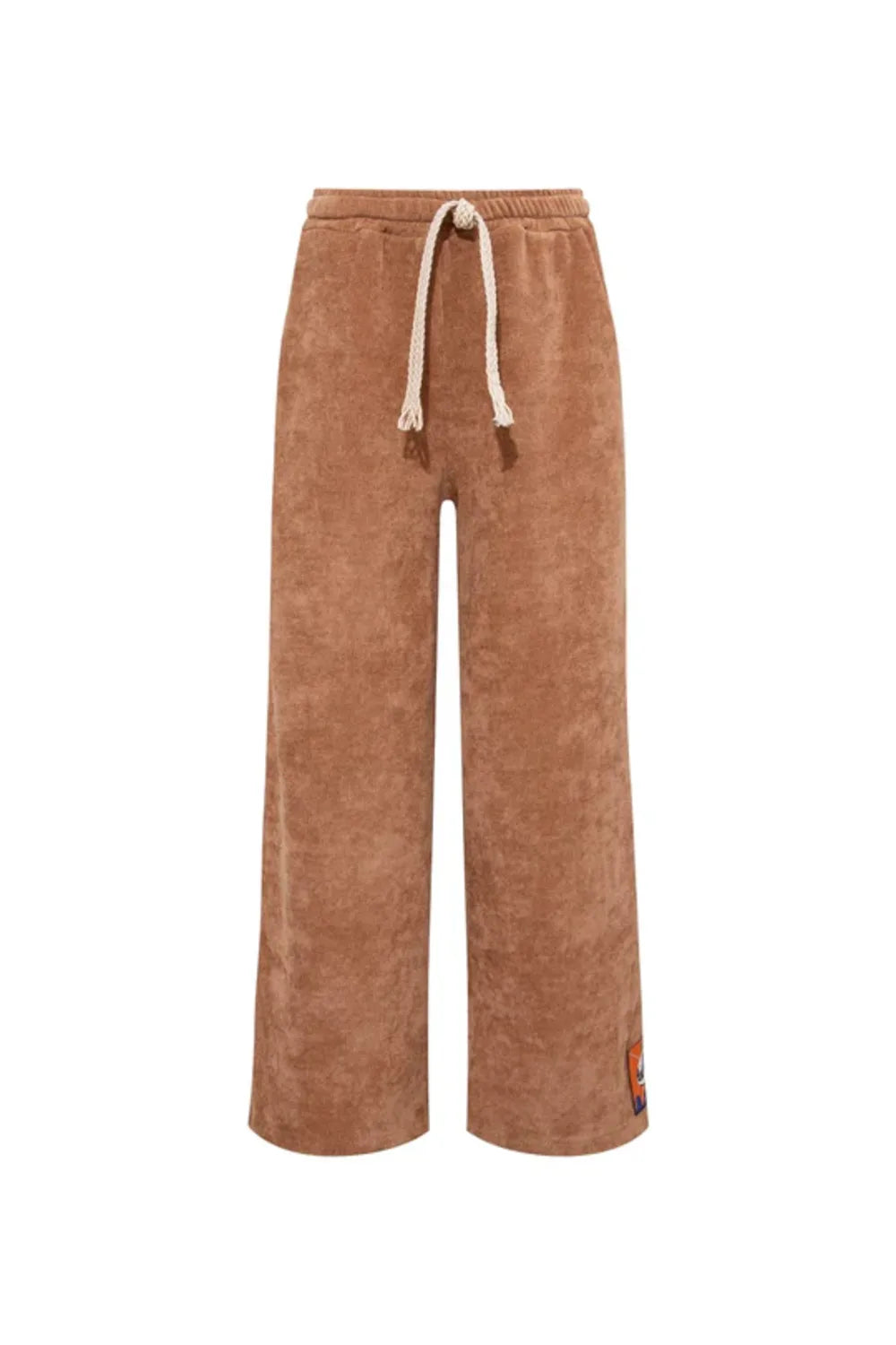 Le-Monade Dreams-Şönil Karamel Kemer Detaylı Pantolon-Pantolon-1-Milagron.com