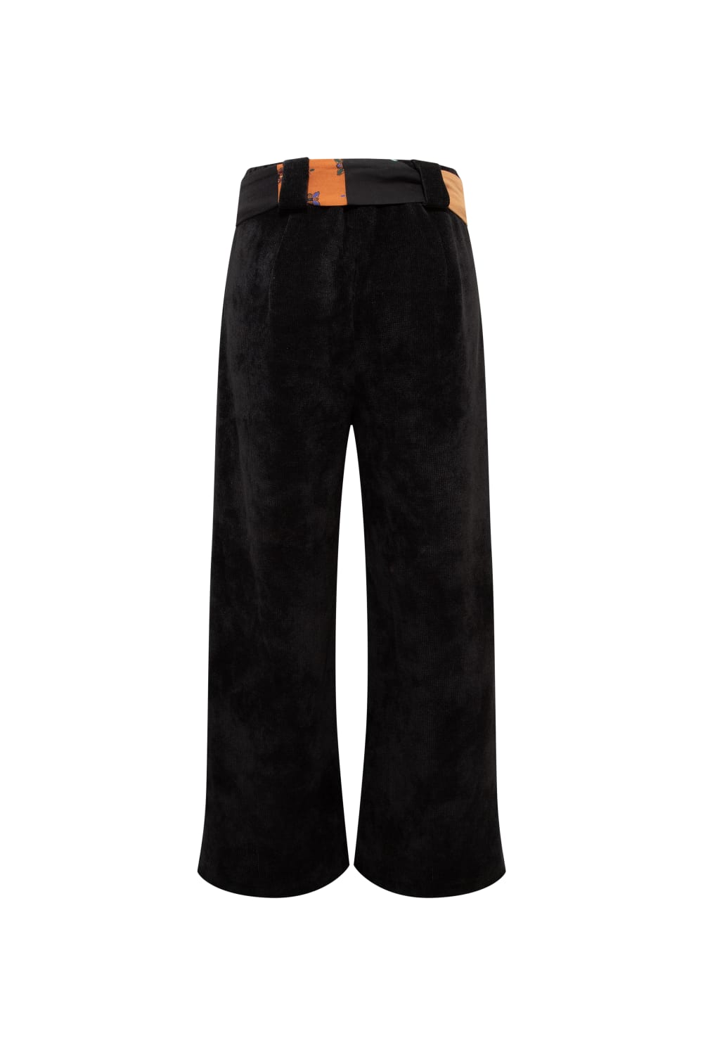 Le-Monade Dreams-Şönil Patch Kemer Detaylı Siyah Pantolon-Pantolon-2-Milagron.com