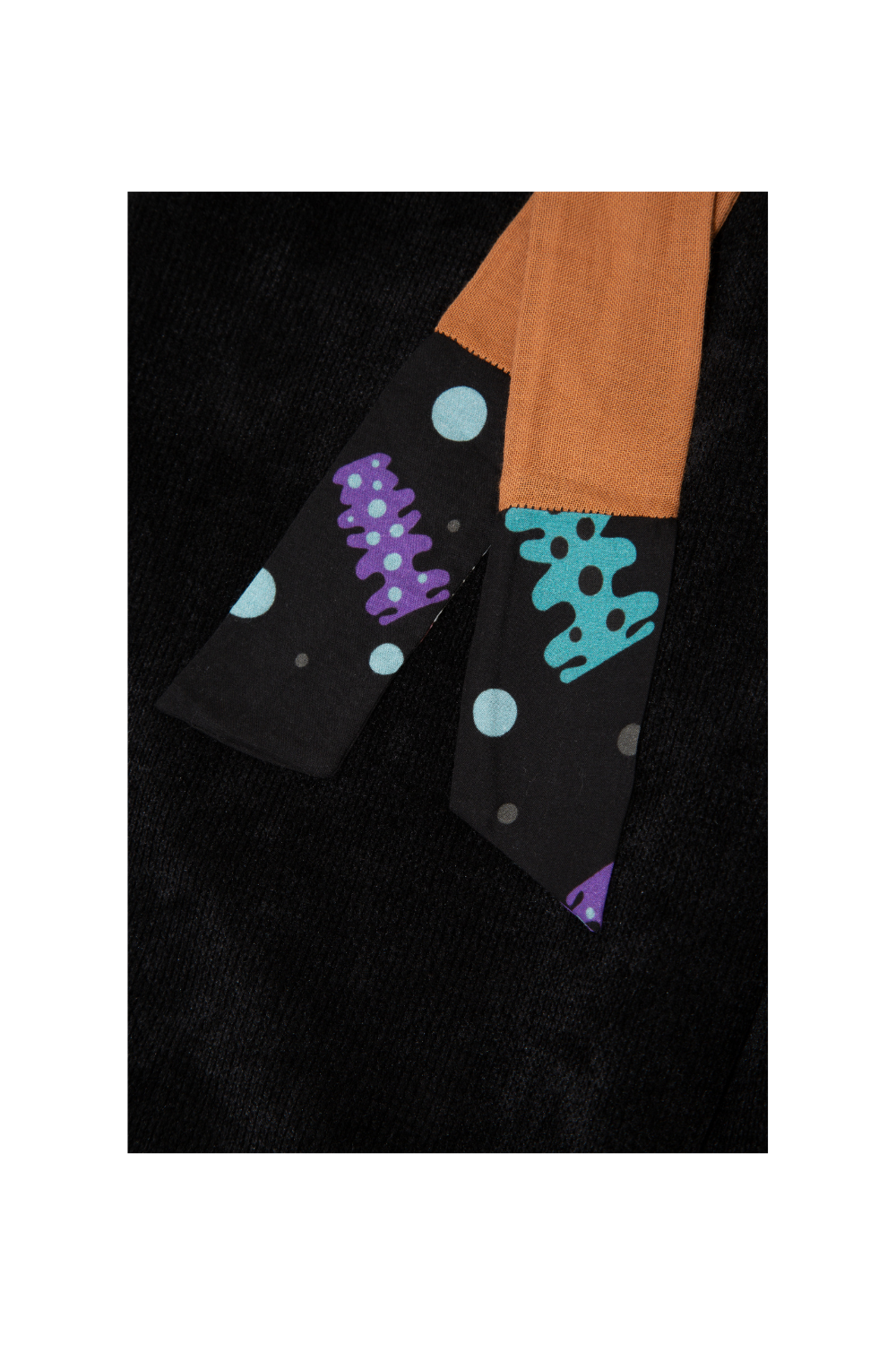 Le-Monade Dreams-Şönil Patch Kemer Detaylı Siyah Pantolon-Pantolon-3-Milagron.com