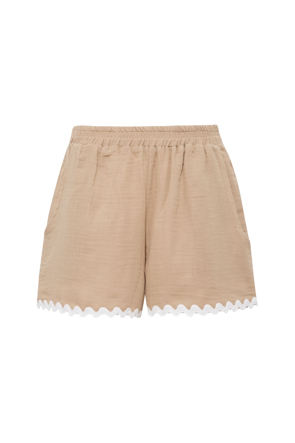 Le-Monade Dreams-Su Taşı Detaylı Bej Şort-Şort-1-Milagron.com