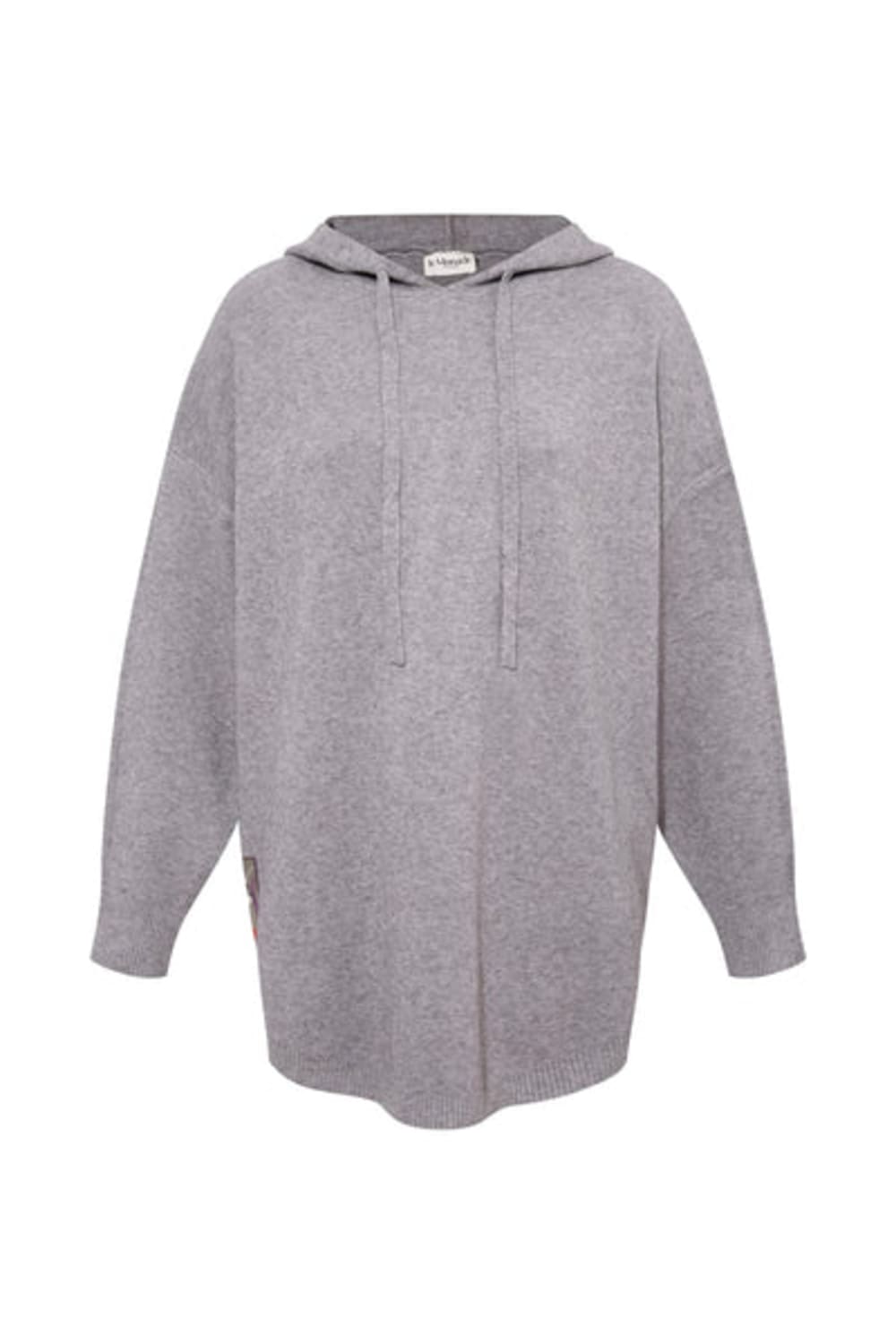 Le-Monade Dreams-Triko Gri Kapüşonlu Kazak-Kazak & Triko-1-Milagron.com