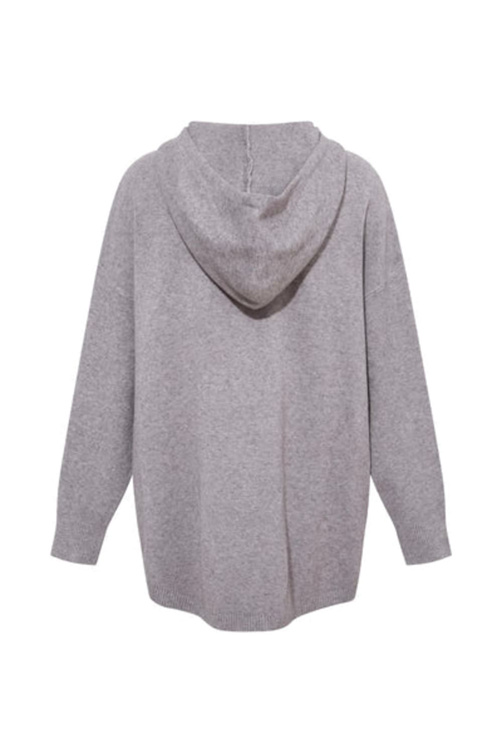 Le-Monade Dreams-Triko Gri Kapüşonlu Kazak-Kazak & Triko-2-Milagron.com