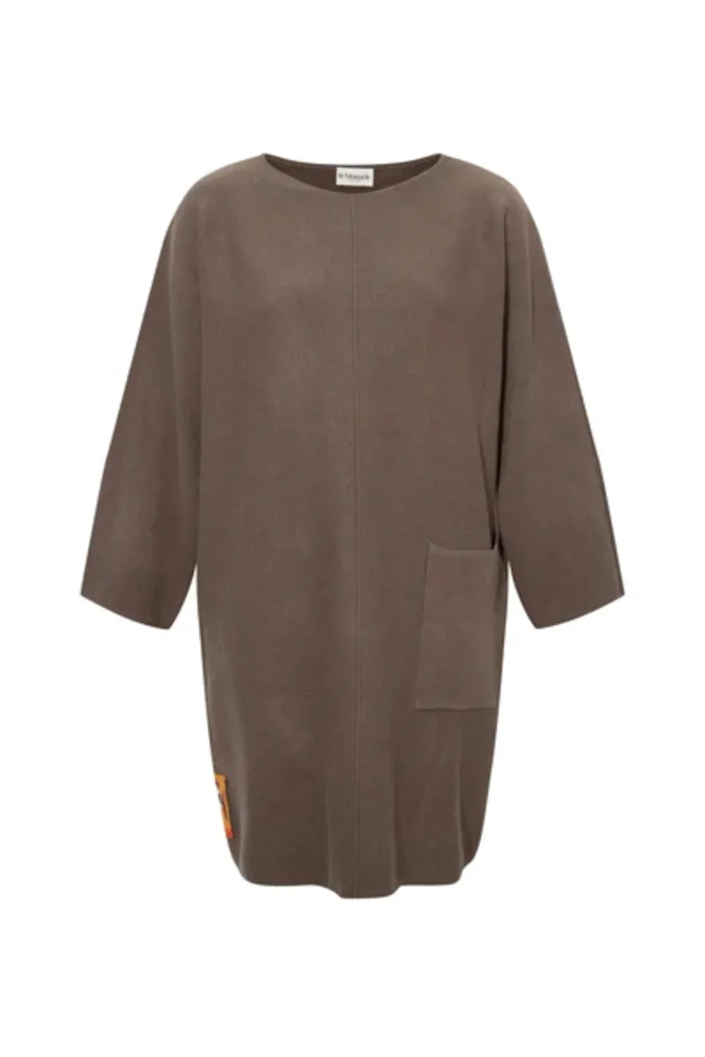 Le-Monade Dreams-Triko Haki Kısa Elbise-Elbise-1-Milagron.com