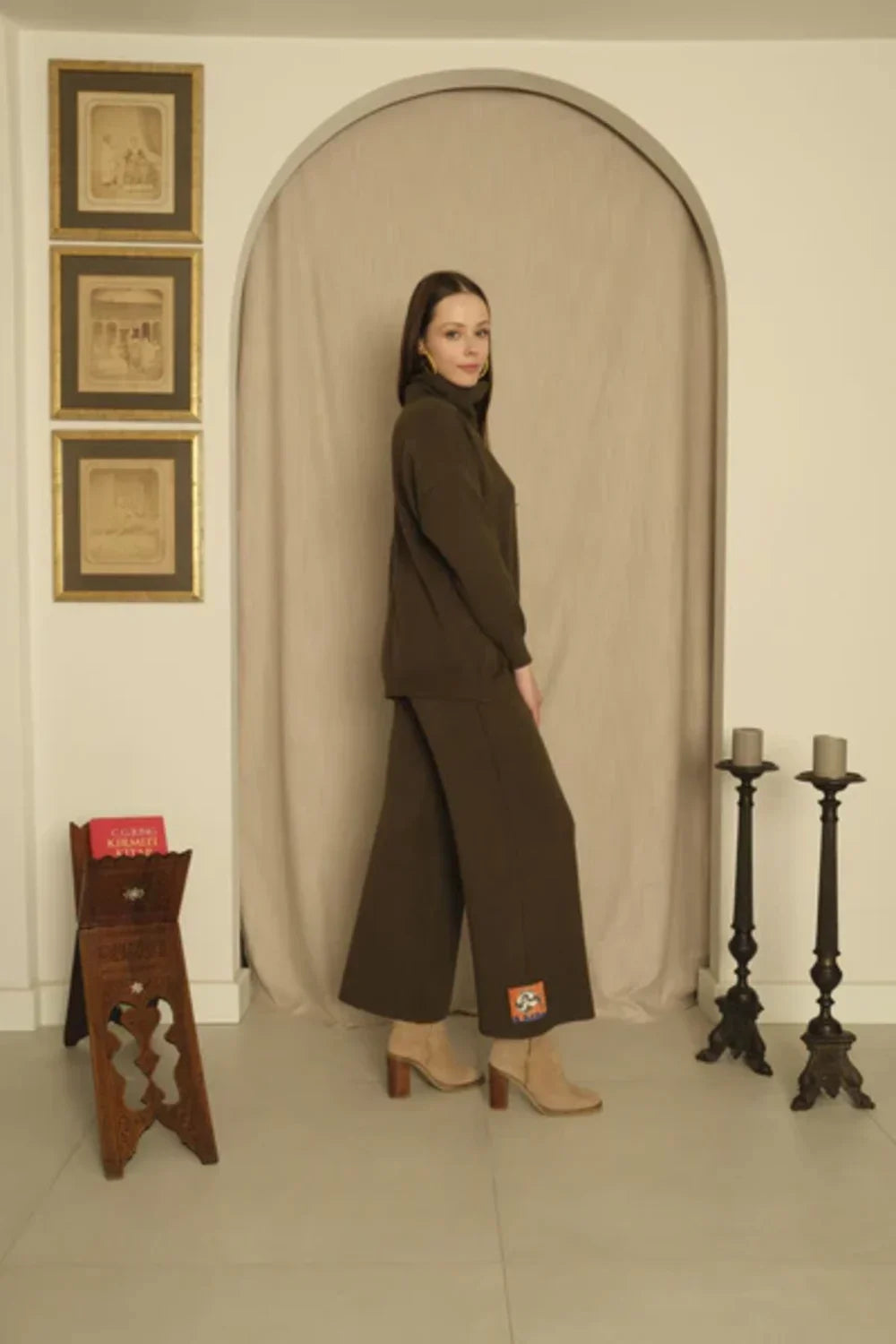 Le-Monade Dreams-Triko Haki Pantolon-Pantolon-4-Milagron.com