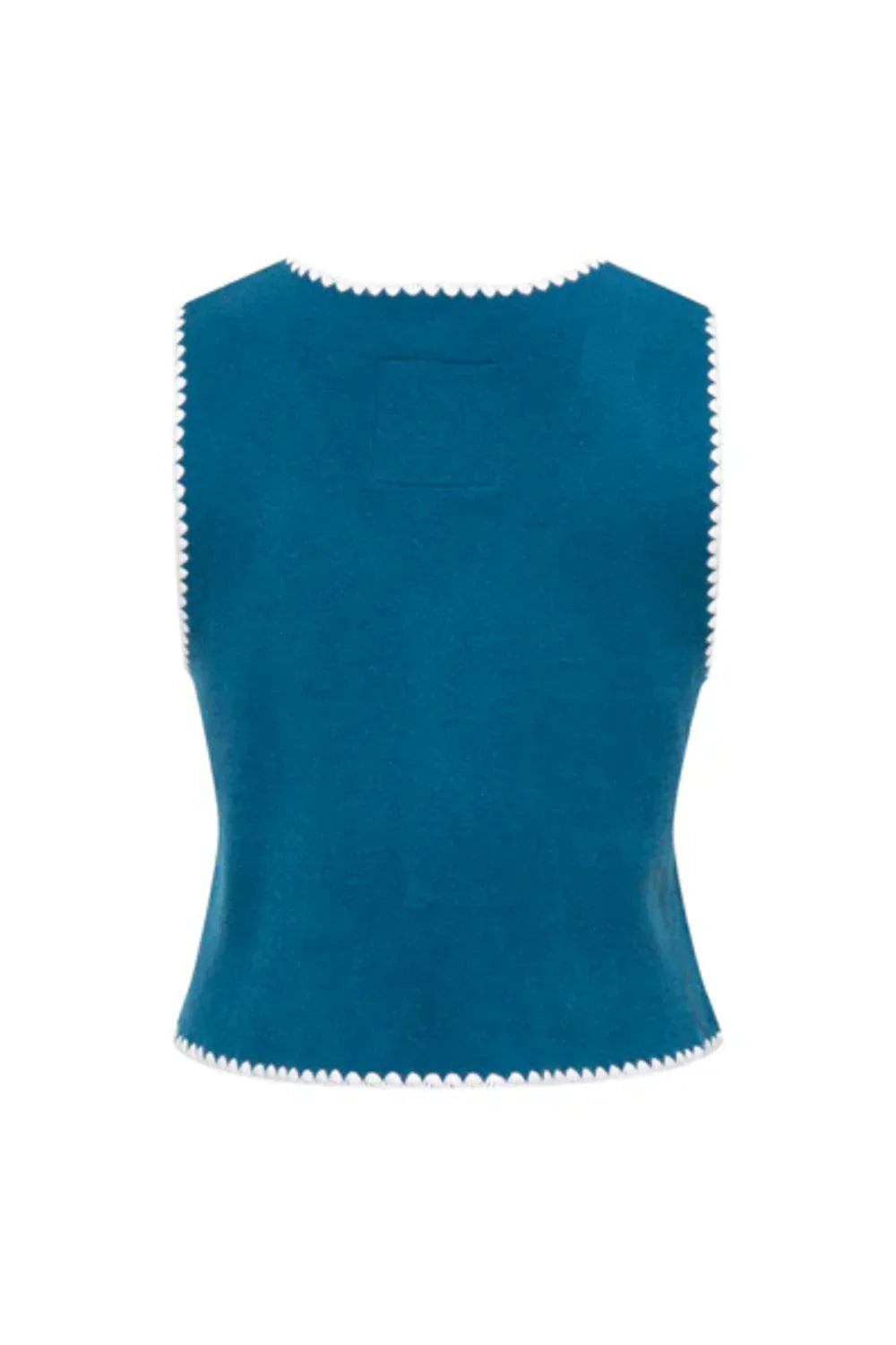 Le-Monade Dreams-Triko İngido Ekru Sıçandiş Nakışlı Yelek-Yelek-2-Milagron.com