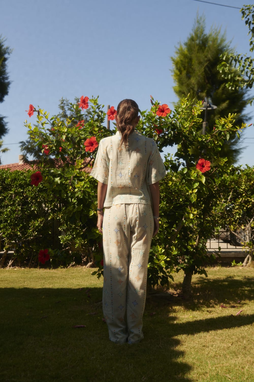 Le-Monade Dreams-Yıldız Desenli Pantolon-Pantolon-6-Milagron.com