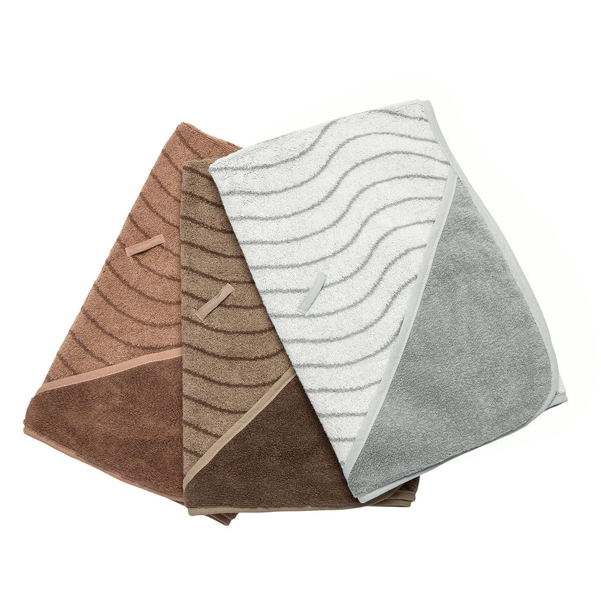 Hoodie Başlıklı Havlu, Woodland Cool Grey