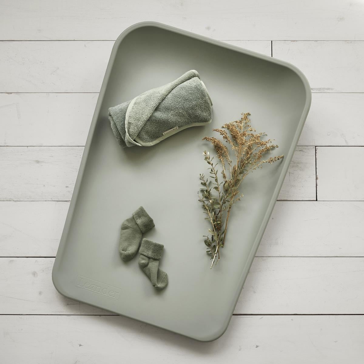Matty Alt Değiştirme Matı, Sage Green