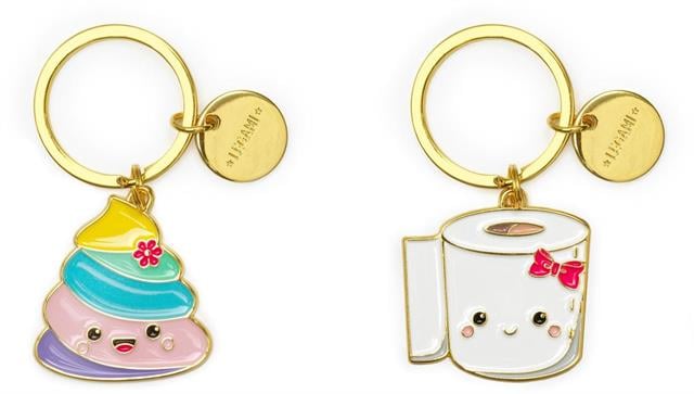 Legami̇-Legami Ekr0007 Anahtarlık Emaye Poo-Anahtarlık-2-Milagron.com