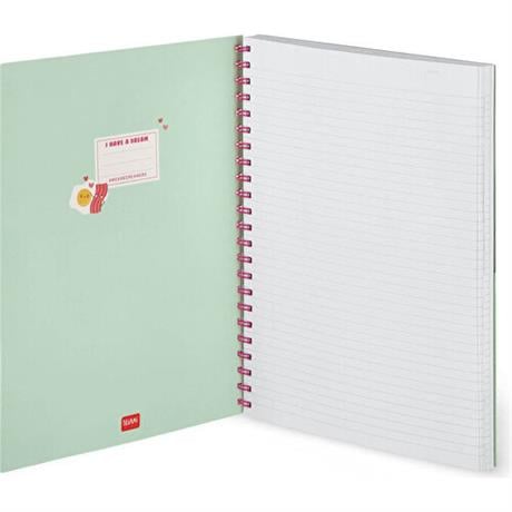 Legami̇-Legami Okul Defteri Trio A4 Spiralli Egg-Defter-2-Milagron.com