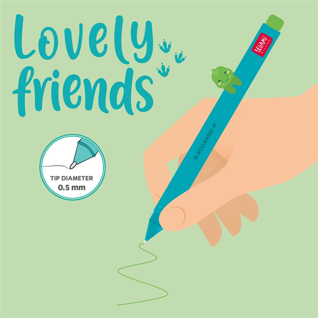 Legami-Legami Lovely Friends Dinozor Jel Kalem Cppkit7-Jel Kalem-3-Milagron.com