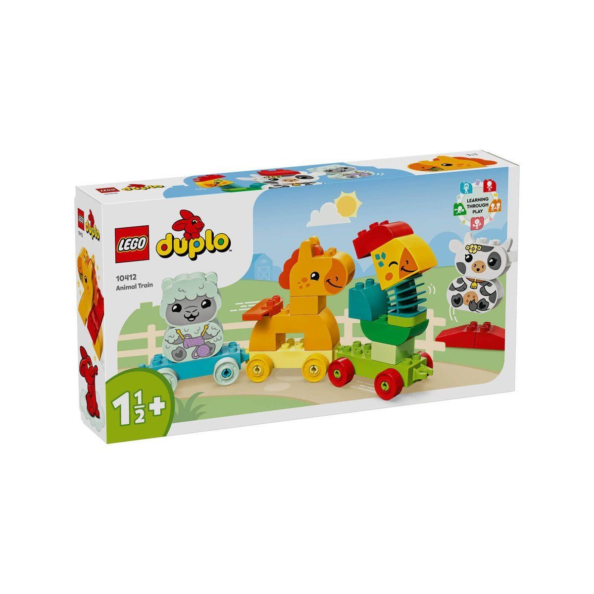 Lego-10412 Lego® Duplo® İlk Hayvan Trenim 19 Parça +1,5 Yaş-Lego Duplo-1-Milagron.com