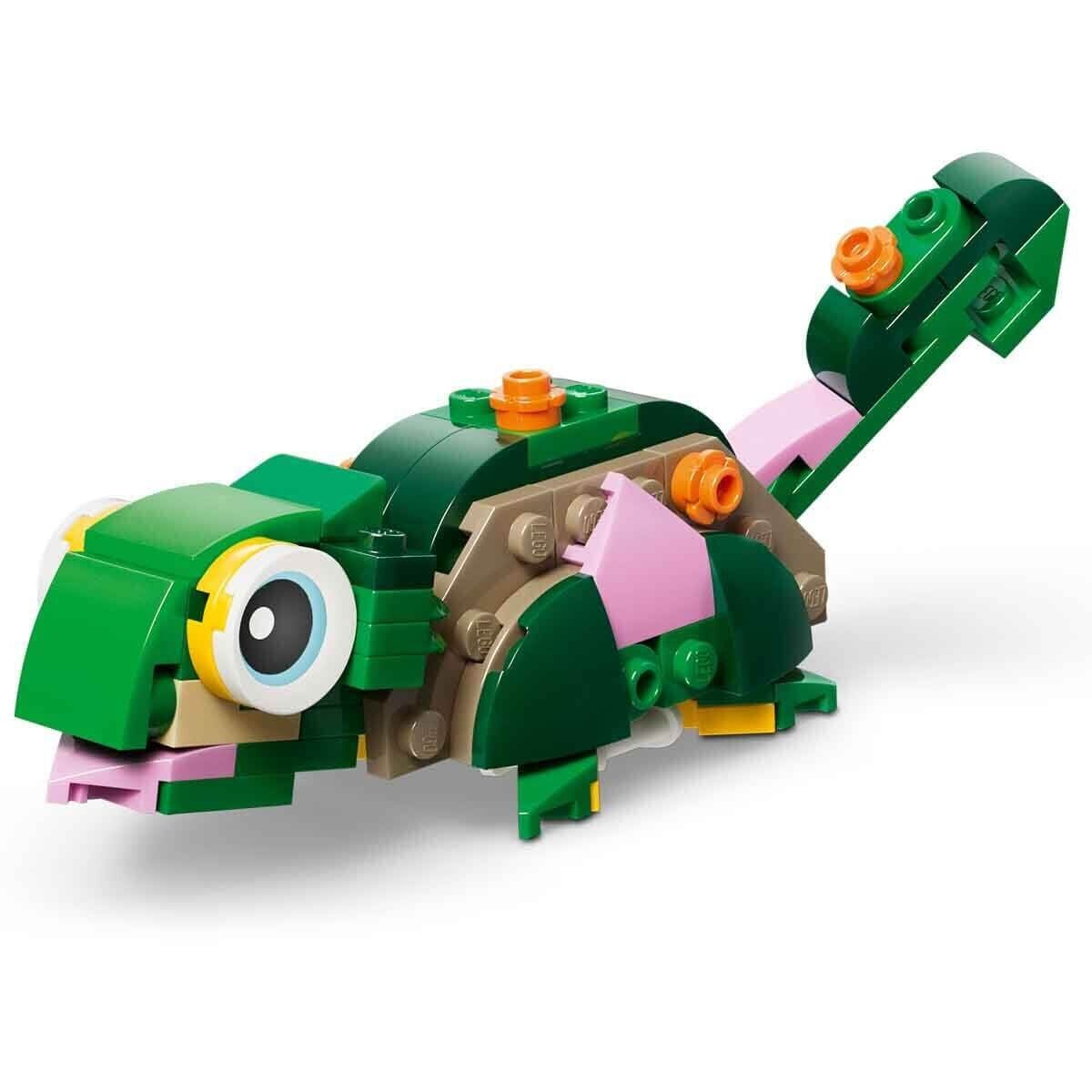 31377 Lego Creator 3In1 Kaplumbağa Ile Nilüfer Çiçeği 124 Parça +7 Yaş