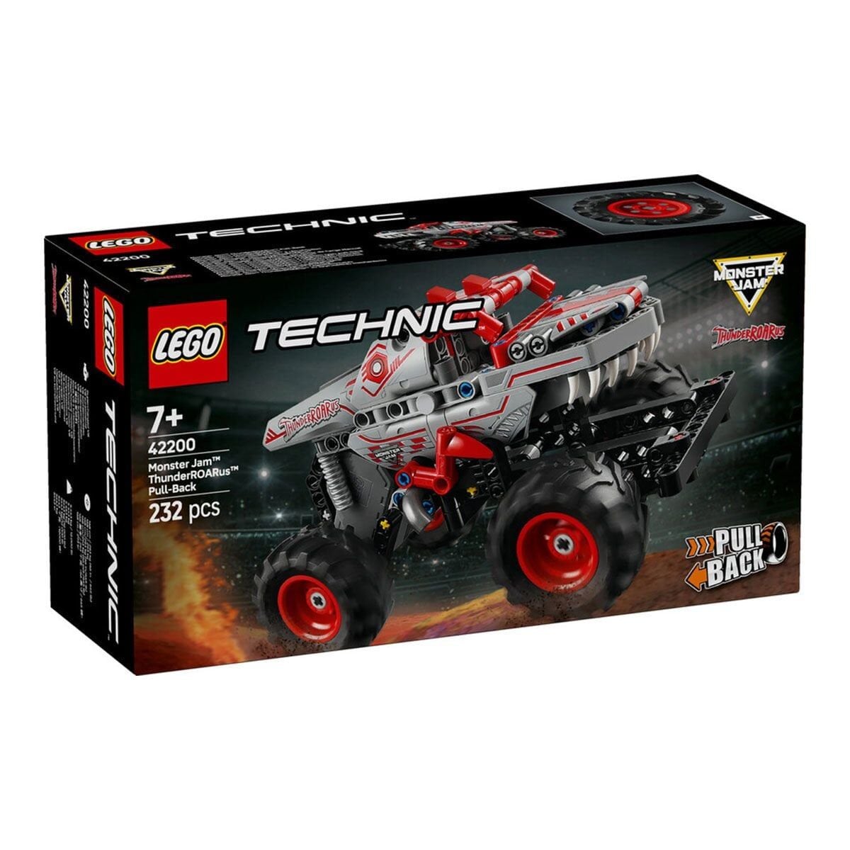 42200 Lego Technic Monster Jam Thunderroarus Çek-Bırak 232 Parça +7 Yaş