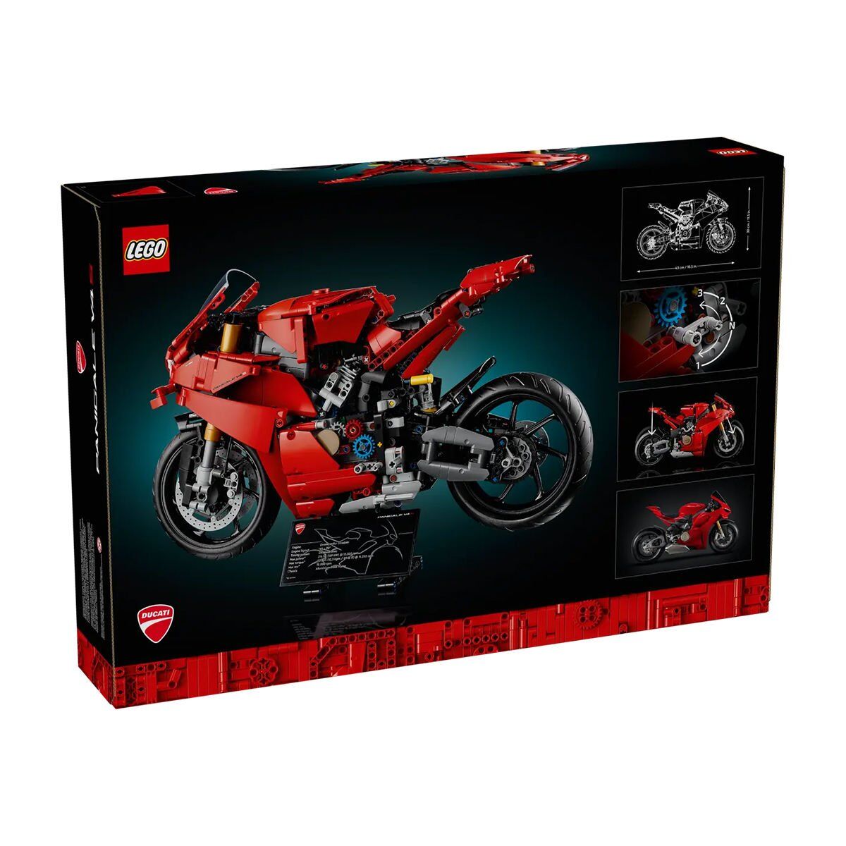 42202 Lego Technic Ducati Panigale V4 S Motosiklet 1603 Parça +18 Yaş