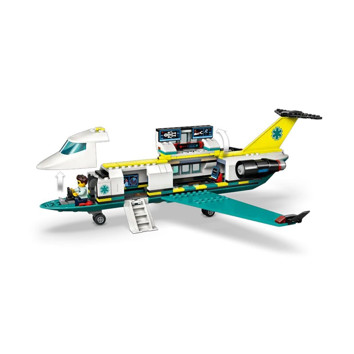 60465 Lego City Helikopter Ambulans Uçağı 403 Parça +6 Yaş