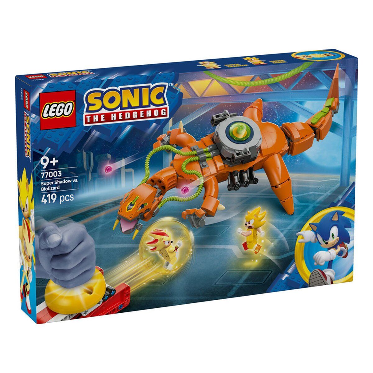 77003 Lego Sonic The Hedgehog Super Shadow Ve Biolizard'A Karşı 419 Parça +9 Yaş