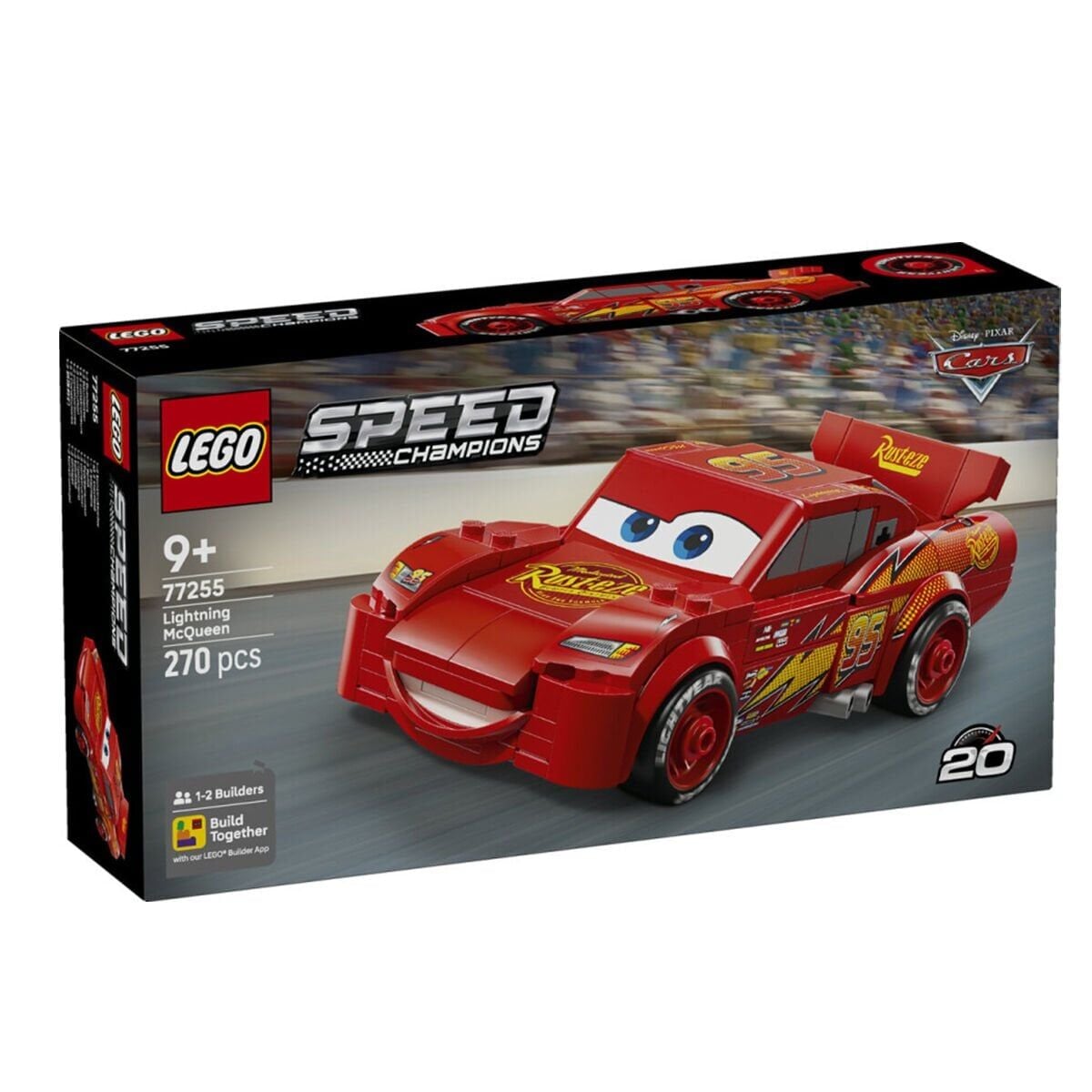 77255 Lego Speed Champions - Disney Şimşek Mcqueen 270 Parça +9 Yaş