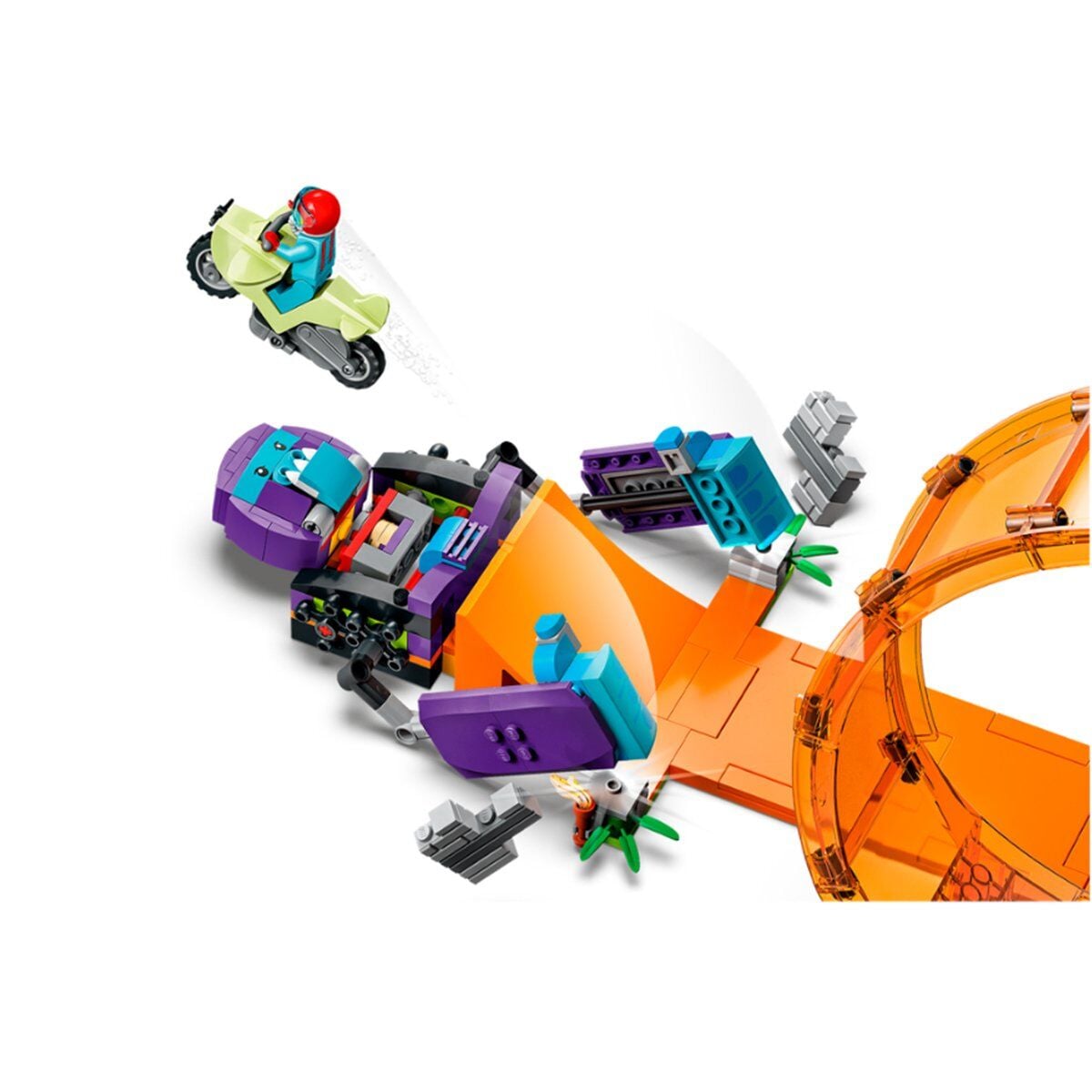 60338 Lego City - Şempanze Yumruğu Gösteri Çemberi 226 Parça +7 Yaş
