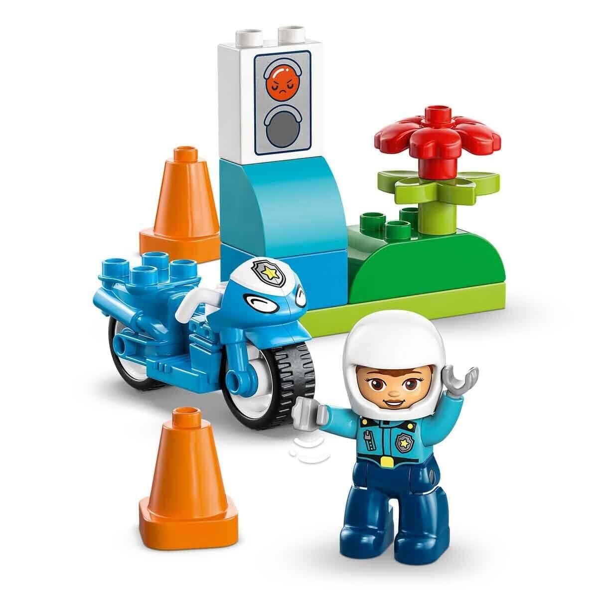10471 Lego Duplo Mavi Polis Motosikleti 11 Parça +2 Yaş