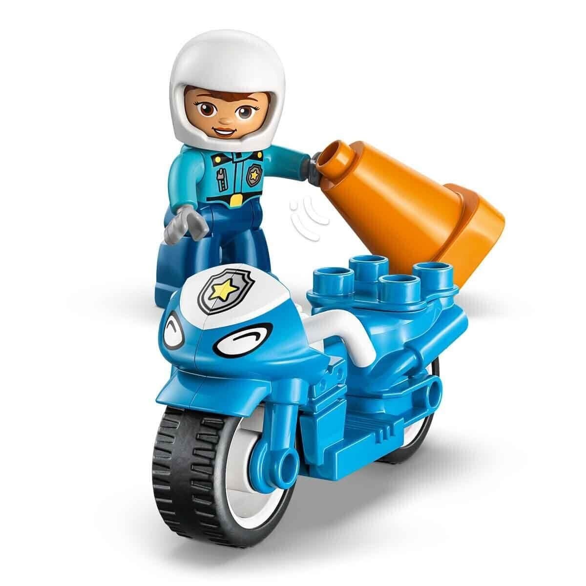 10471 Lego Duplo Mavi Polis Motosikleti 11 Parça +2 Yaş