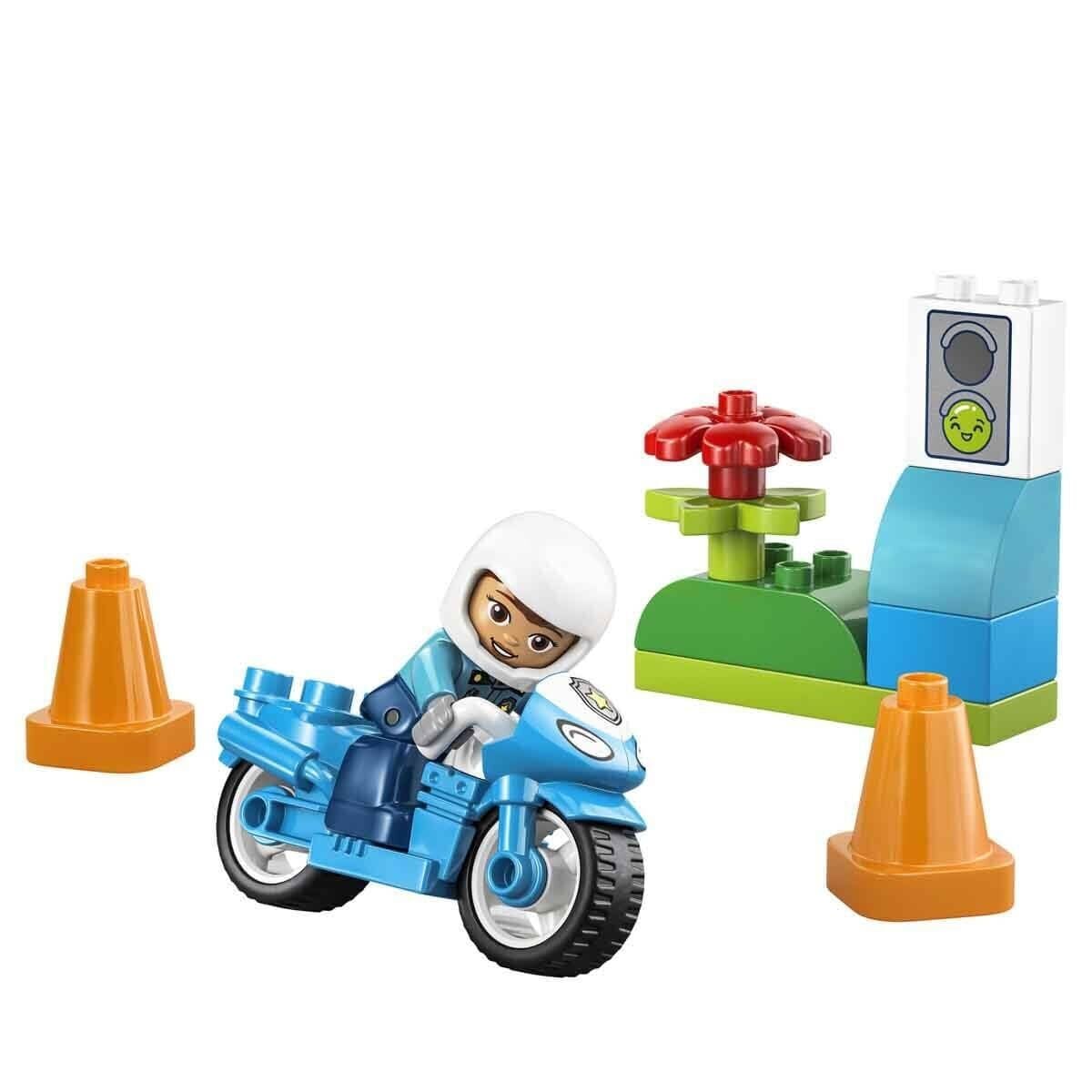 10471 Lego Duplo Mavi Polis Motosikleti 11 Parça +2 Yaş