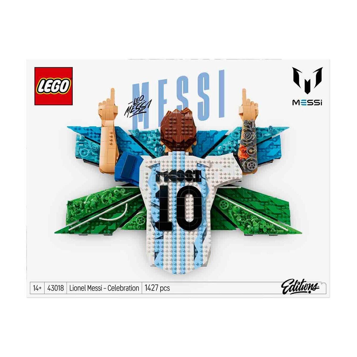 43018 Lego Editions Lionel Messi - Kutlama 1427 Parça +14 Yaş