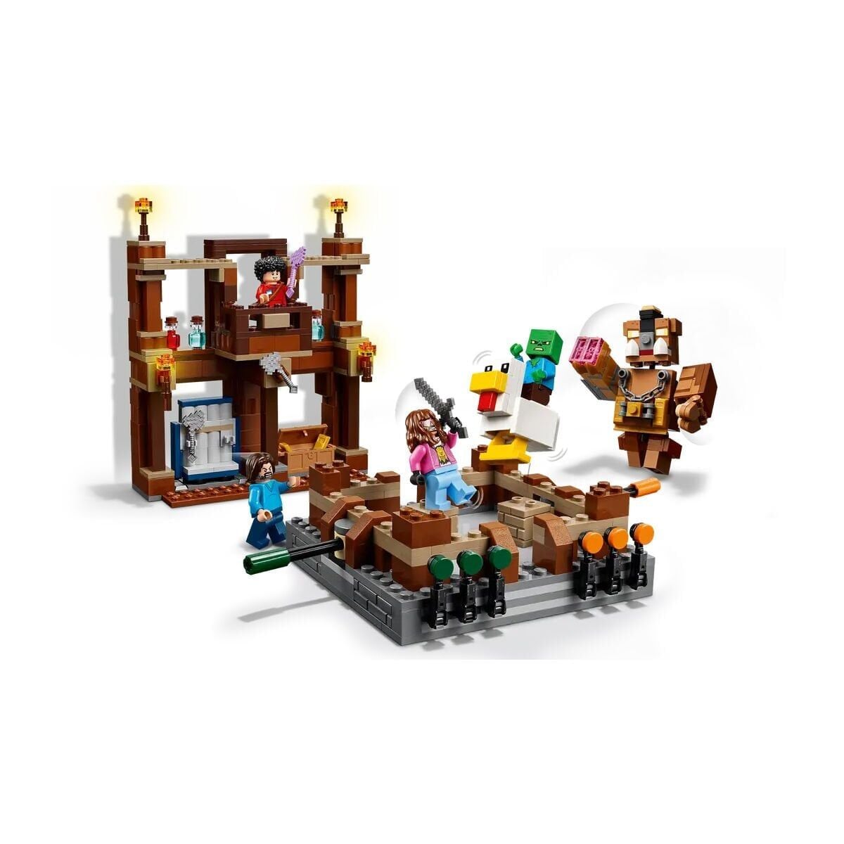 21272 Lego Minecraft Orman Malikanesi Dövüş Ringi 491 Parça +10 Yaş