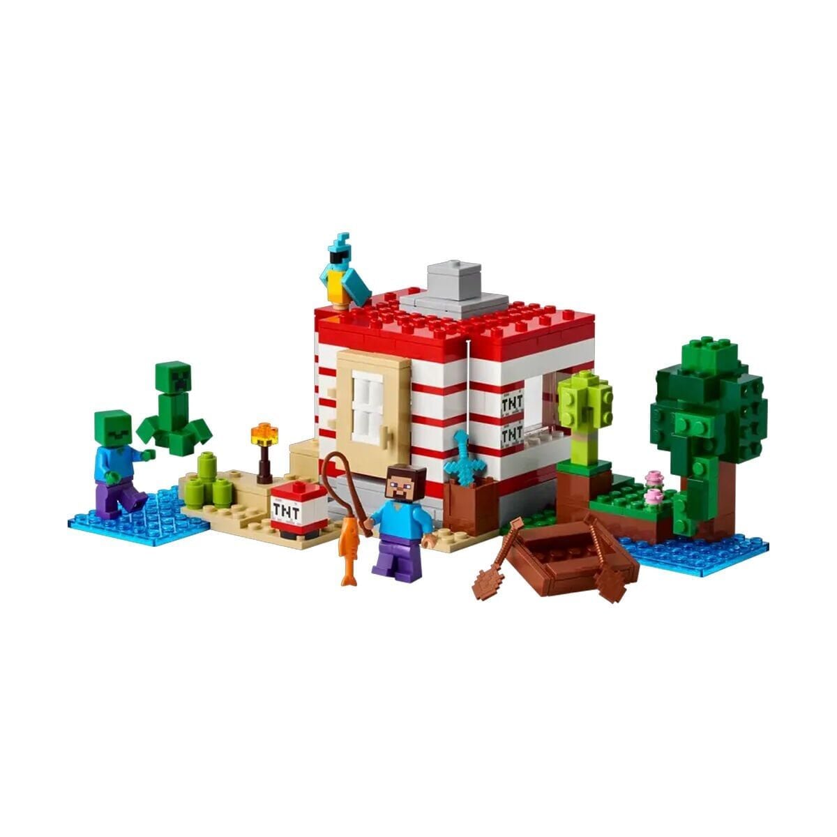 21275 Lego Minecraft Tnt Orman Evi 287 Parça +8 Yaş