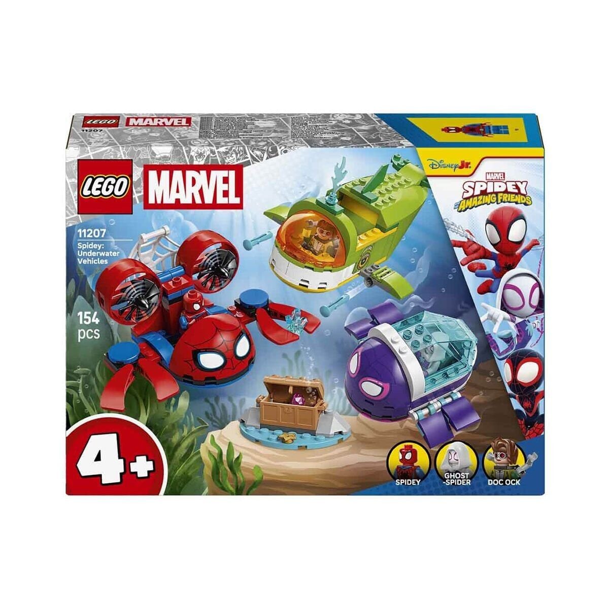 11207 Lego Spidey Spidey Spidey: Su Altı Araçları 154 Parça +4 Yaş