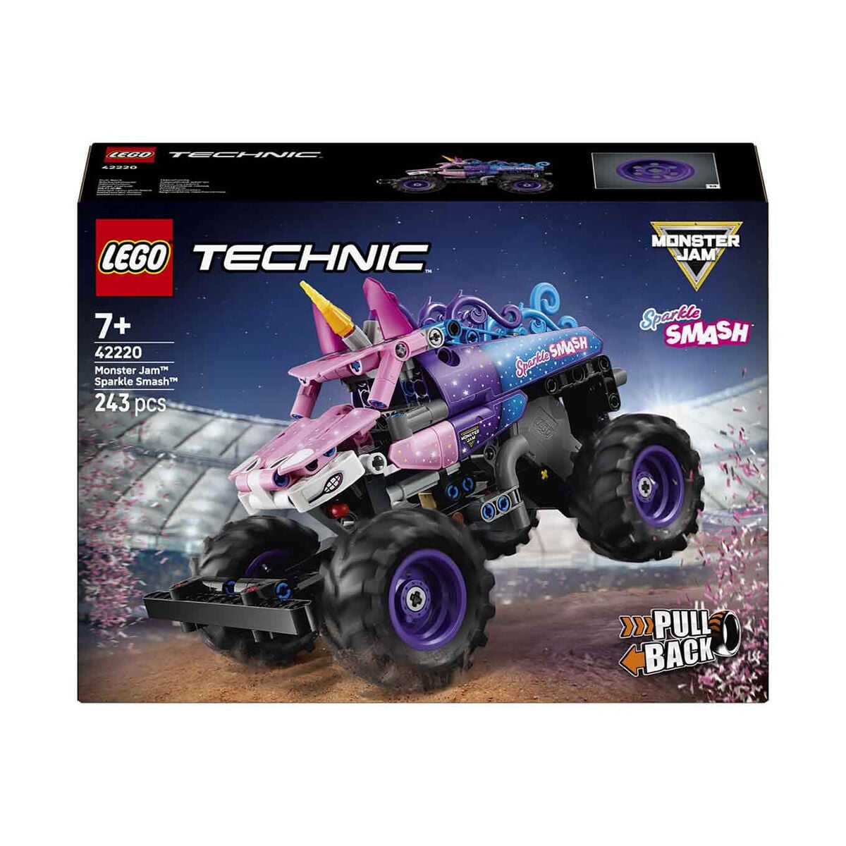 42220 Lego Technic Monster Jam-Sparkle Smash 243 Parça +7 Yaş
