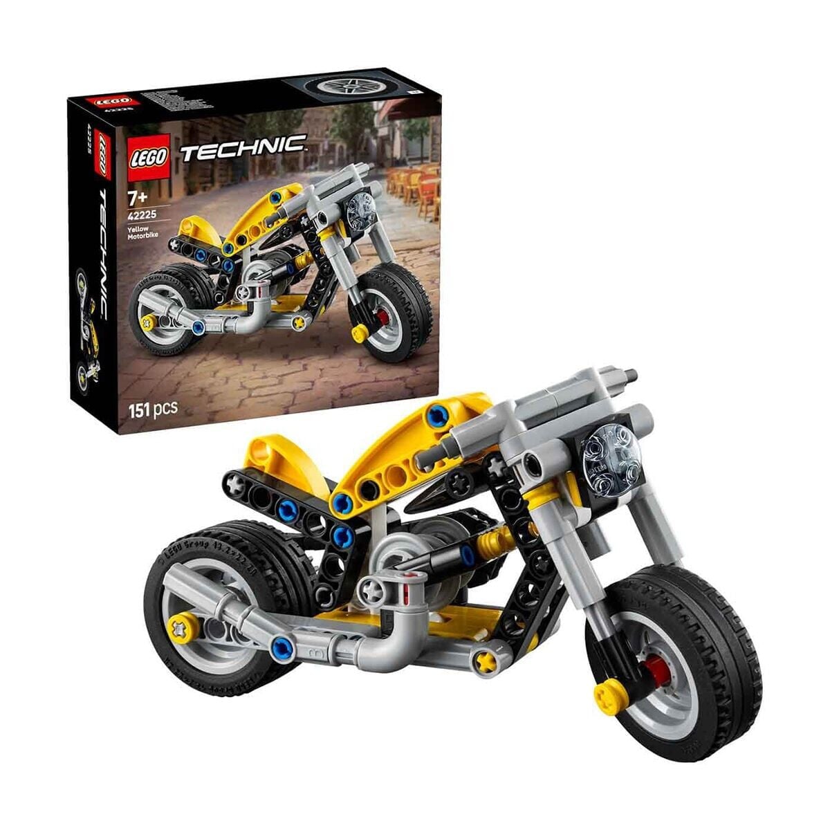 42225 Lego Technic Sarı Motosiklet 151 Parça +7 Yaş