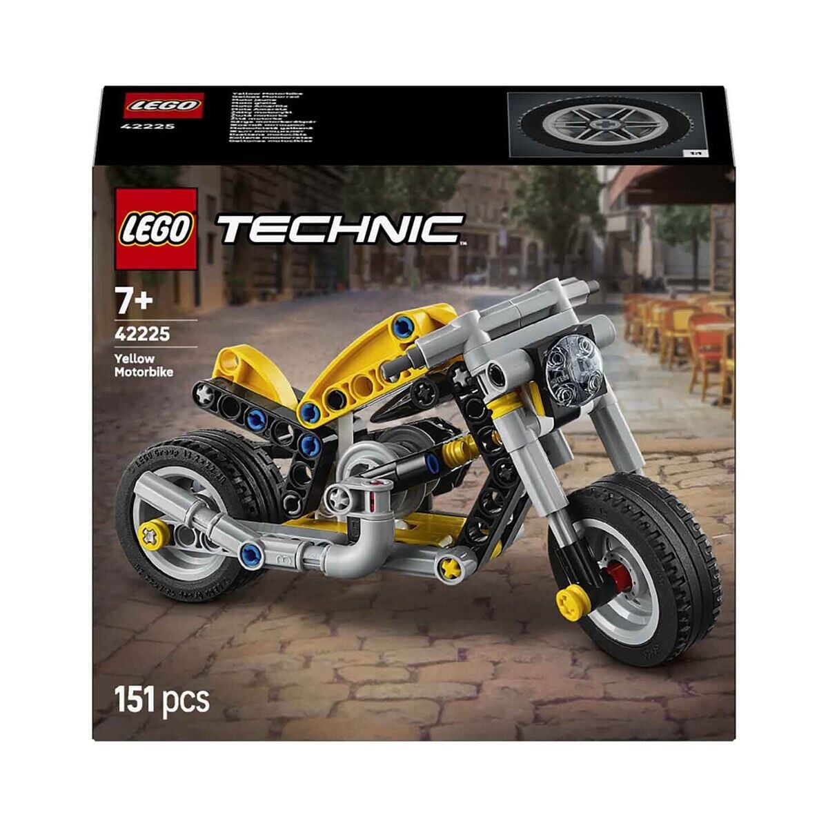 42225 Lego Technic Sarı Motosiklet 151 Parça +7 Yaş