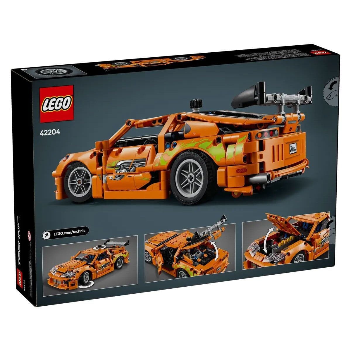 42204 Lego Technic Fast And Furious Toyota Supra Mk4 810 Parça +9 Yaş