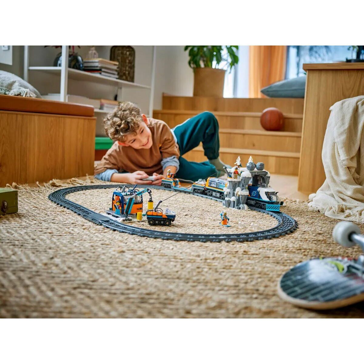 60470 Lego City Kaşif Treni 1517 Parça +7 Yaş