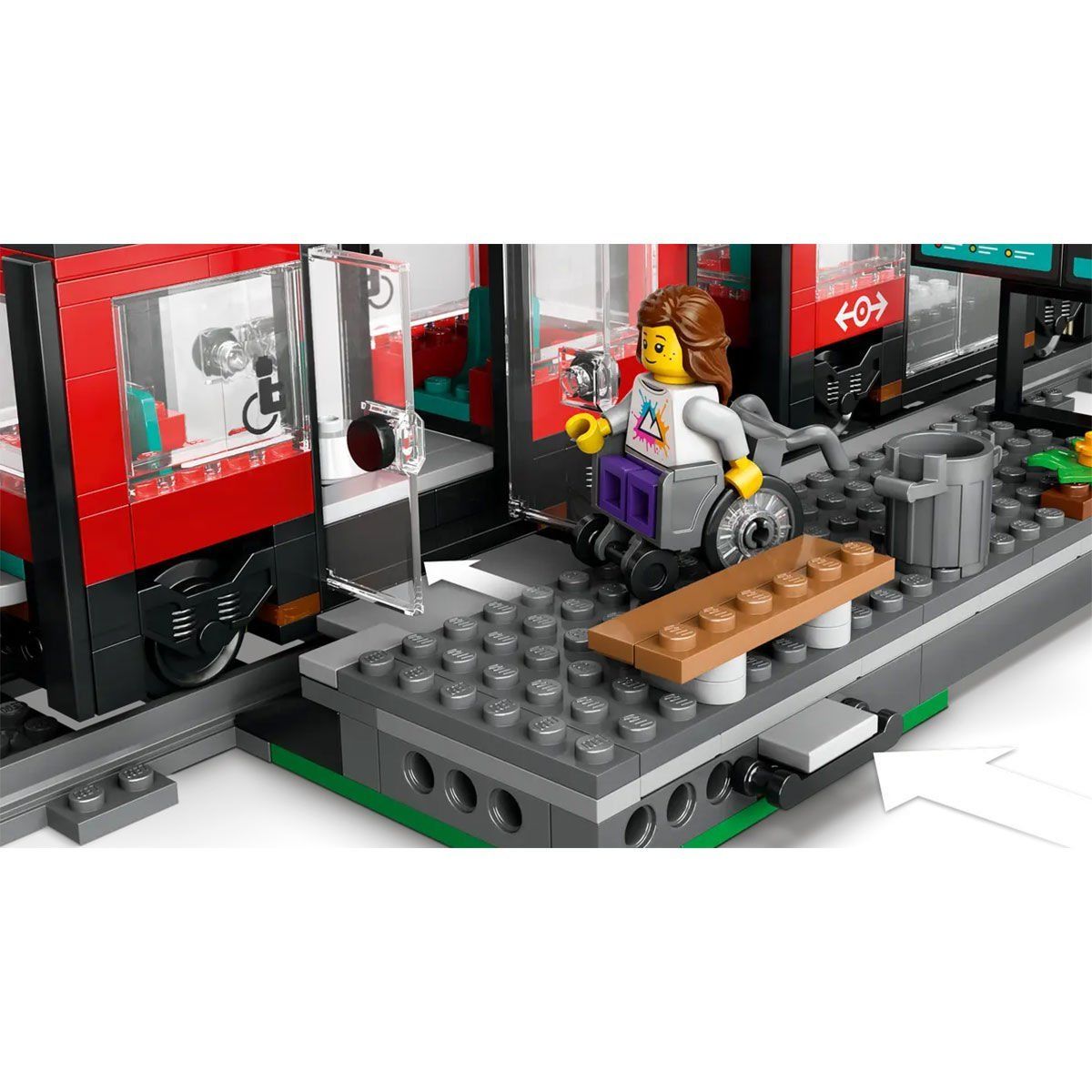 Lego-Lego City şehir Merkezi Tramvay İstasyonu 811 Parça +7 Yaş-Lego City-5-Milagron.com