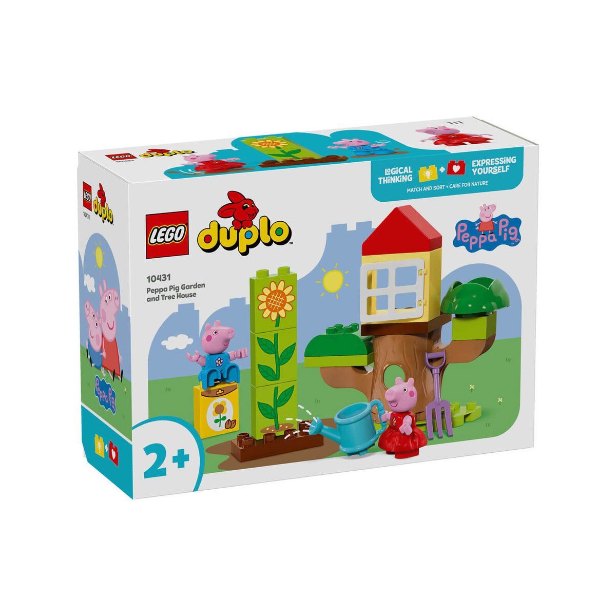 Lego-Lego Duplo Peppa Pig Bahçe Ve Ağaç Ev 20 Parça +2 Yaş-Lego Duplo-1-Milagron.com