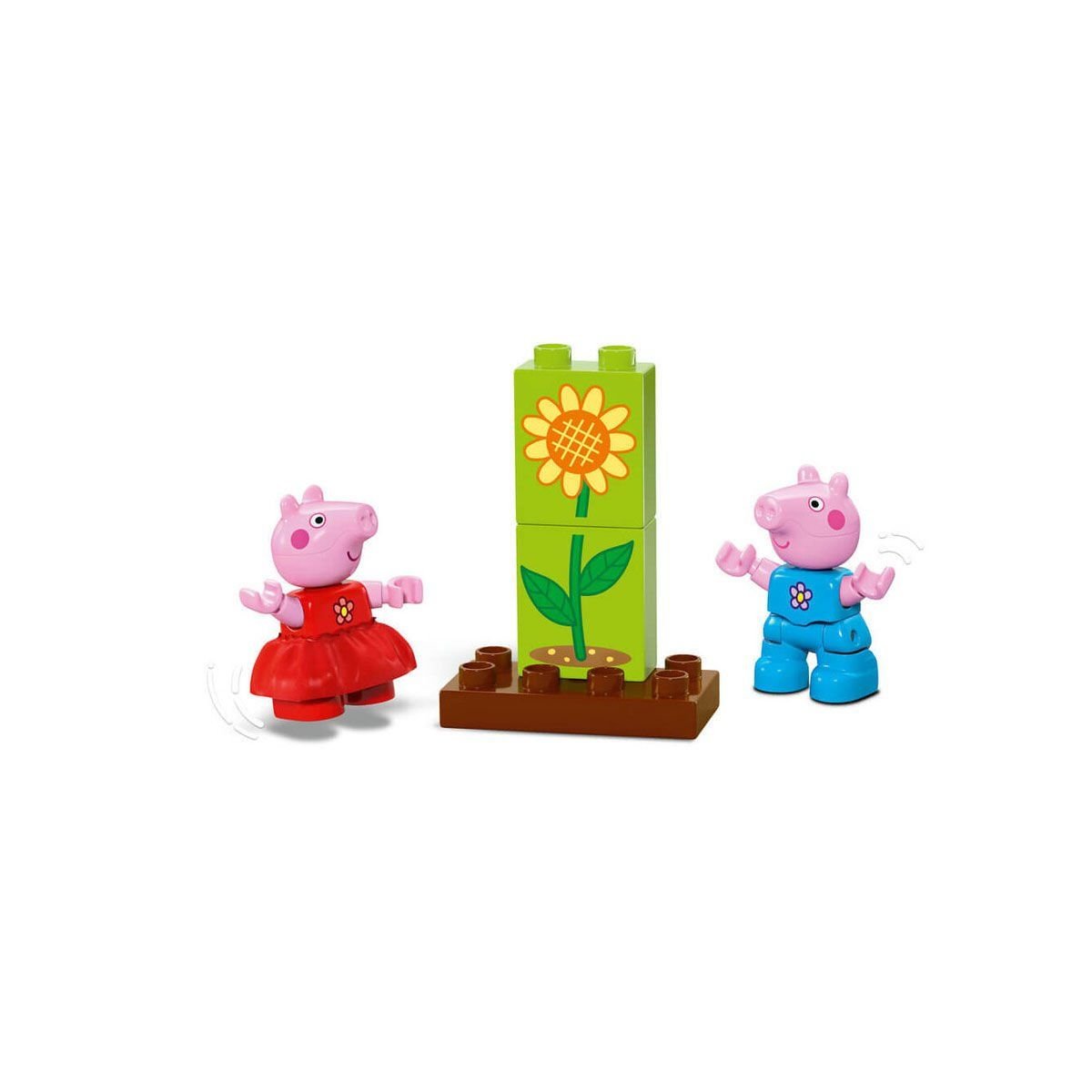 Lego-Lego Duplo Peppa Pig Bahçe Ve Ağaç Ev 20 Parça +2 Yaş-Lego Duplo-3-Milagron.com