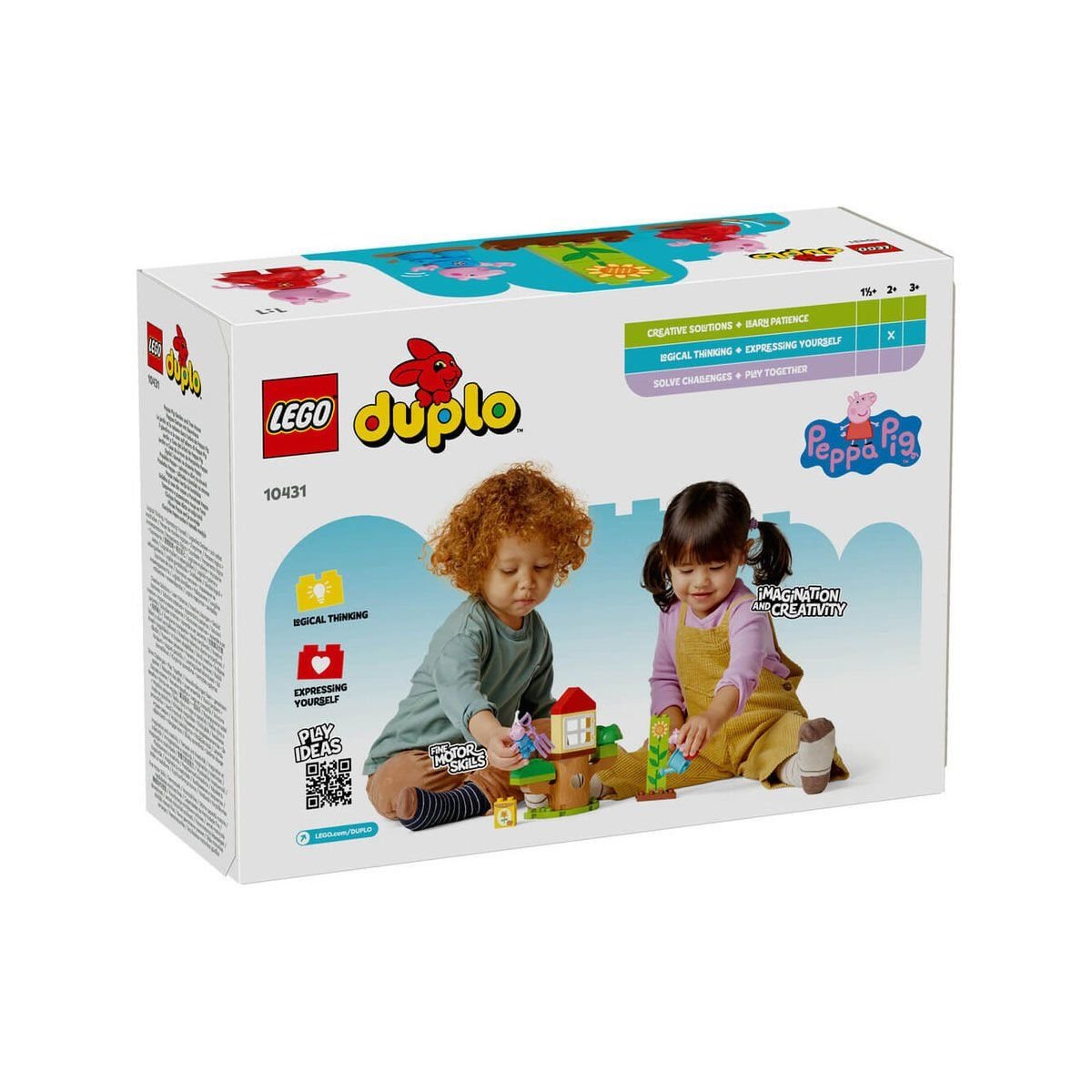 Lego-Lego Duplo Peppa Pig Bahçe Ve Ağaç Ev 20 Parça +2 Yaş-Lego Duplo-4-Milagron.com