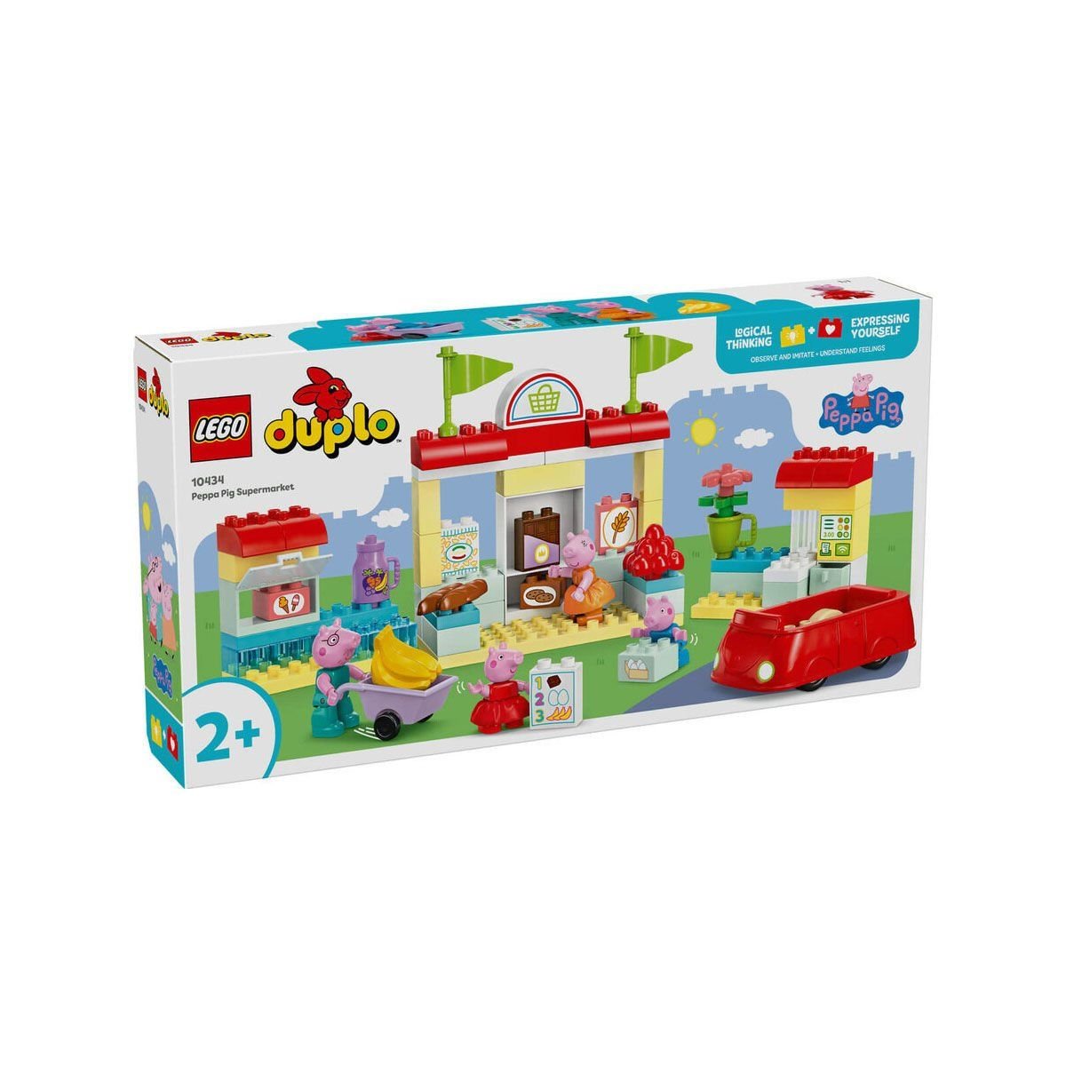 Lego-Lego Duplo Peppa Pig Süpermarket 70 Parça +2 Yaş-Lego Duplo-1-Milagron.com