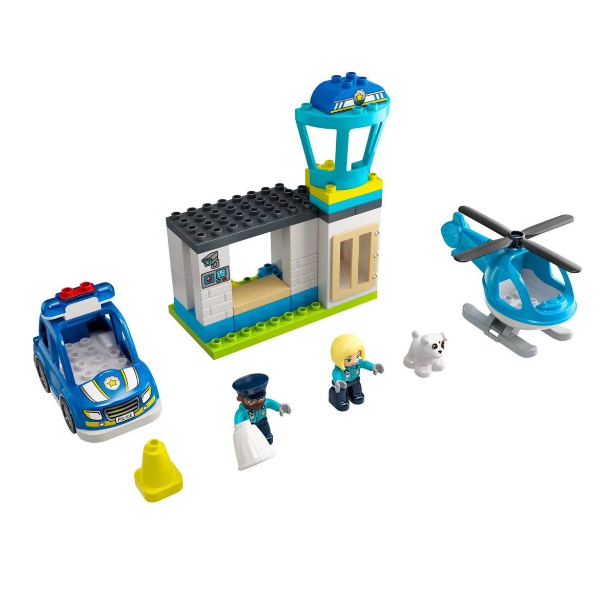 Lego-Lego Duplo Polis Merkezi Ve Helikopter 40 Parça +2 Yaş-Lego Duplo-2-Milagron.com