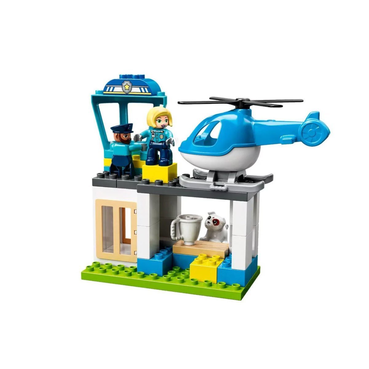 Lego-Lego Duplo Polis Merkezi Ve Helikopter 40 Parça +2 Yaş-Lego Duplo-3-Milagron.com