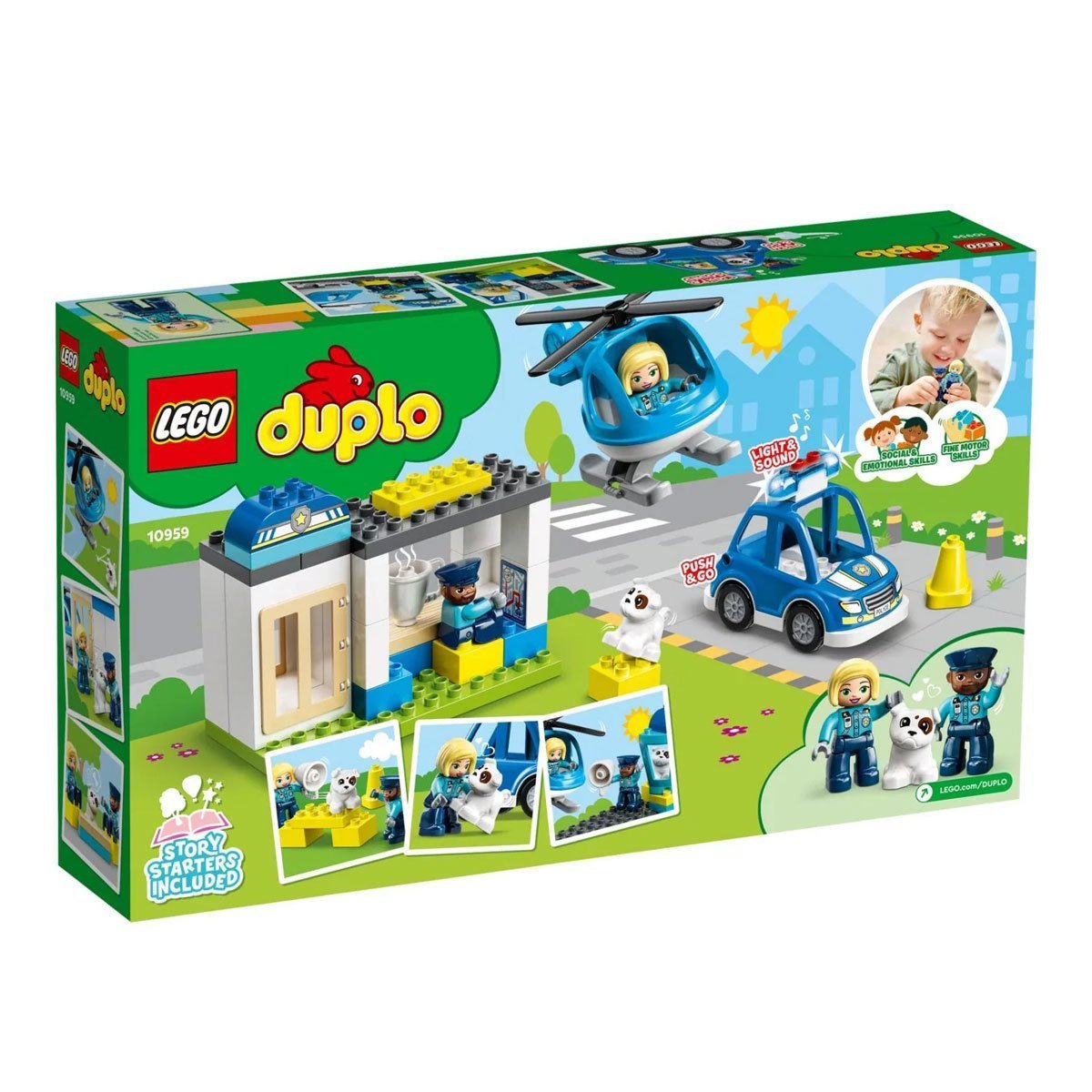 Lego-Lego Duplo Polis Merkezi Ve Helikopter 40 Parça +2 Yaş-Lego Duplo-6-Milagron.com